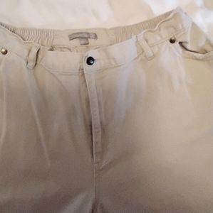 Woman Within size 16w Khakis